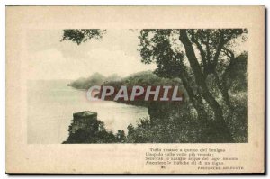 Postcard Old Tutto questo rinasce a benign sky Limpido sulle vette piu remote