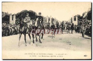 Old Postcard Militaria The celebrations of victory in Paris July 14, 1919 The...