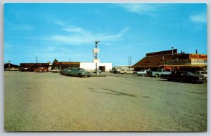 Afton Oklahoma~Buffalo & Dairy Ranch~Chuck Wagon BBQ~Pepsi Cap Sign~1950s Cars