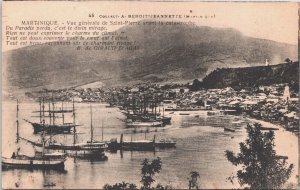 Martinique General view of Saint-Pierre Vintage Postcard 09.13