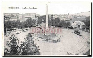 Old Postcard Marseille Place Castellane