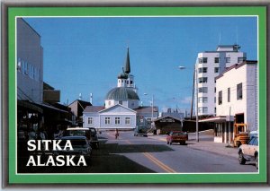 St Michaels Cathedral a Russian Orthodox Church Sitka Alaska Postcard