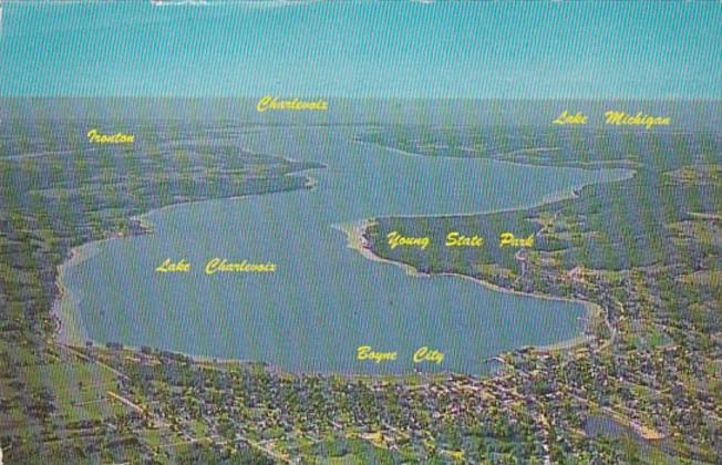 Michigan Boyne City Aerial View Lake Charlevoix