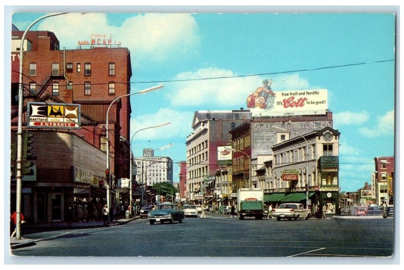 c1960 Congress Square Exterior Building Portland Maine Vintage Antique Postcard