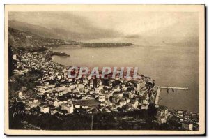 Postcard Old La Douce France French Riviera Monte Carlo and Cap Martin