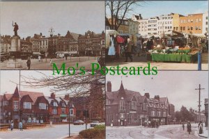 Northamptonshire Postcard - Northampton Market Square, St James Road  RR19913