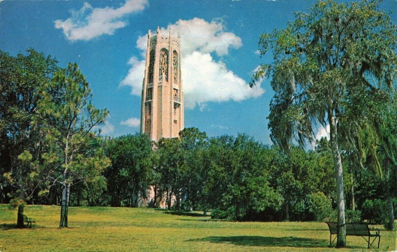 The Mountain Lake Singing Tower, Florida Vintage Postcard