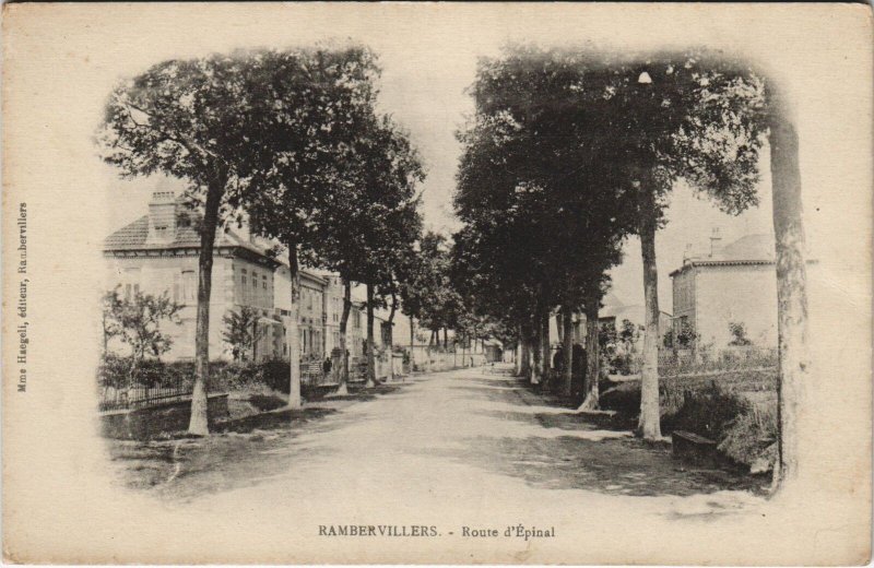 CPA RAMBERVILLERS - Route d'ÉPINAL (154466)