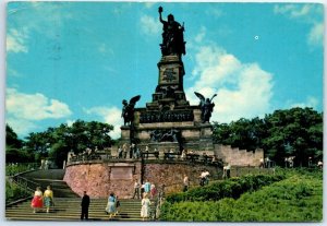 Postcard - Niederwalddenkmal - Rüdesheim am Rhein, Germany