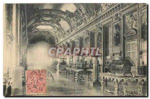 Old Postcard Paris Louvre Museum