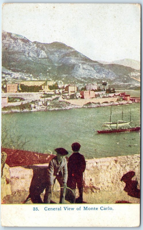 c1900s Monte Carlo, Monaco Casino Gambling Concession Expires 1913 Ship PC A351