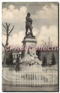 Postcard Ancient Monument Vitry Le Francois Du Colonel Moll