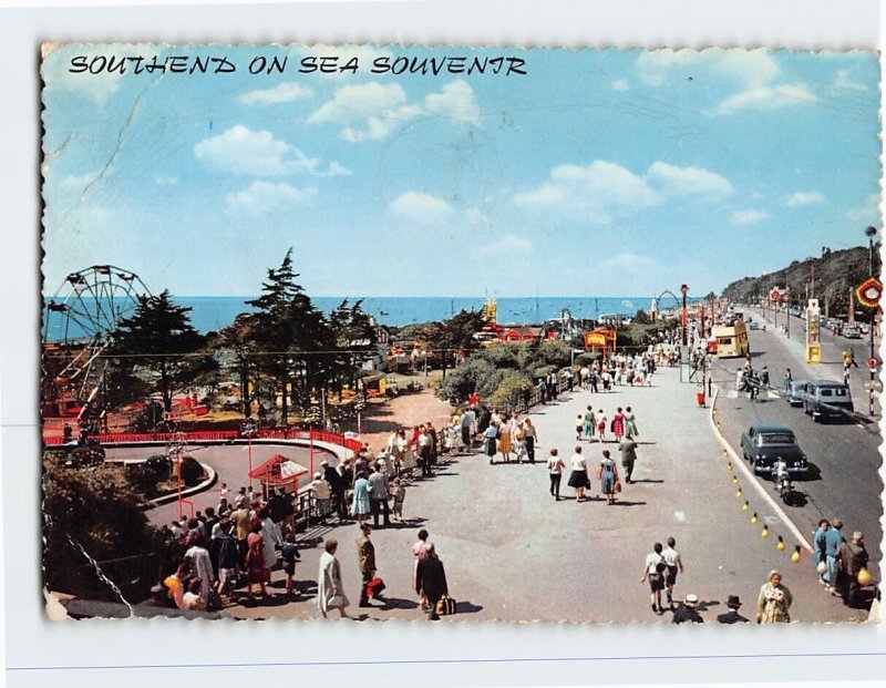 Postcard The Front Walk, Southend-on-Sea, England