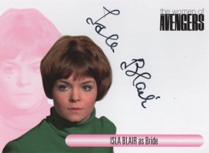 Isla Blair as Bride The Avengers TV Show Hand Signed Photo Card