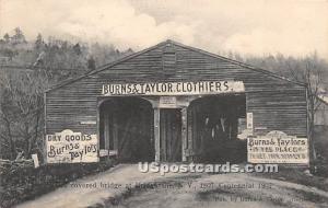 Old Covered Bridge Bridgeville NY 1907