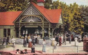 Soda Springs Pavilion Manitou Colorado 1913 postcard