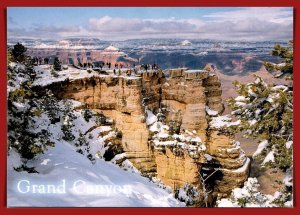 Arizona,  Grand Canyon - Winter At Mather Point  - [AZ-423X]