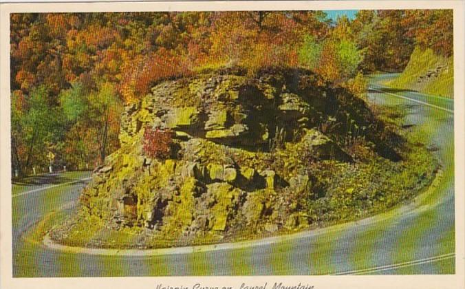 West Virginia Hairpin Curve On Laurel Mountain U S 50