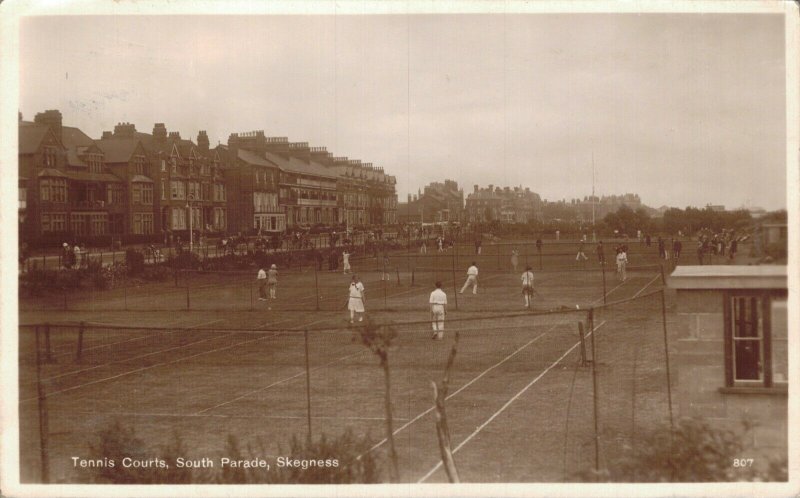 UK Tennis Courts South Parade Skegness RPPC 06.26