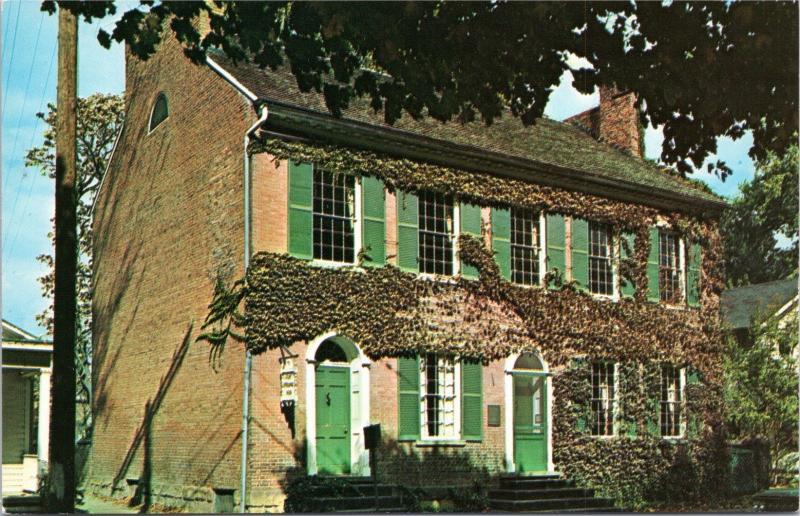 Our House Museum, 434 First Avenue, Gallipolis Ohio - built in 1819 - postcard