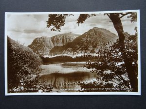 Scotland GLENCOE Mountain & River the NEW ROAD c1933 RP Postcard by Valentine