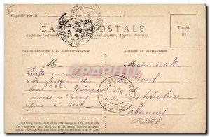 Old Postcard Fantasy Flowers Thistle Butterfly