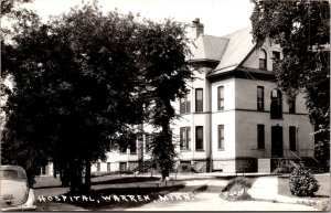 Real Photo Postcard Hospital in Warren, Minnesota
