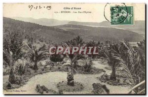 Old Postcard Cote d & # 39Azur of Hyeres Islands & # 39Hyeres