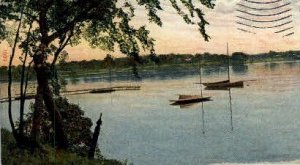 Boats on Lake in Brighton, Nebraska