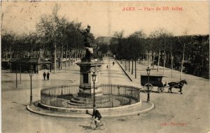 CPA AGEN - Place du XIV Juillet (292238)