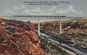 Pecos River High Bridge Postcard