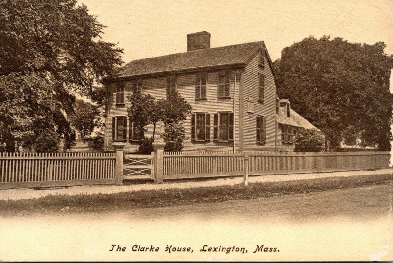 Massachusetts Lexington The Clarke House