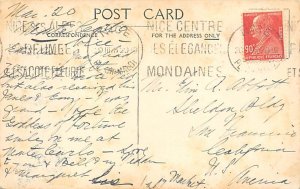 SS Laurentic White Star Line Writing on back 