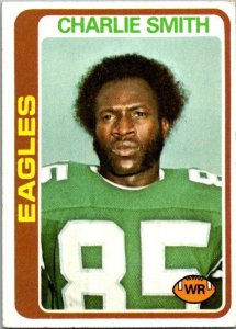 1978 Topps Football Card Charlie Smith Philadelphia Eagles sk7243