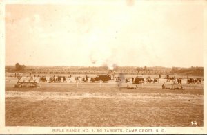 South Carolina Camp Croft Rifle Range No 1 South Targets Real Photo