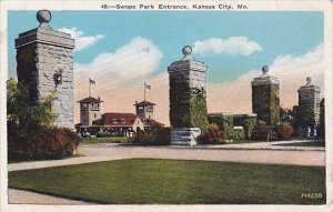 Missouri Kansas City Swope Park Entrance 1933