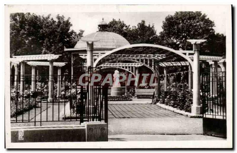 Old Postcard Belfort Square Carlos Bohn The Rose Garden