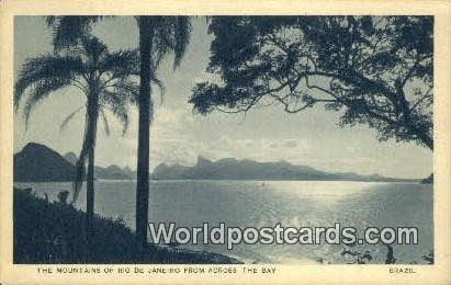 Mountains, Across the Bay Rio De Janeiro Brazil, Brasil, Bresil Unused 