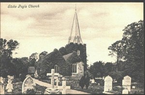 Buckinghamshire Postcard - Stoke Pogis Church   RT592