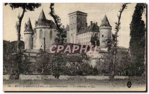 Surroundings of & # 39Angouleme Old Postcard Rochefoucauld The castle