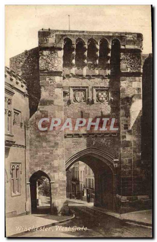 Postcard Old West Gate Winchester