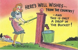 Here's Well Wishes From the Country & This is Only a Drop in the Bucket