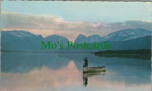 Sweden Postcard - Fishing - Sommarnatt Vid Kebnekaisefjallen  RR8936