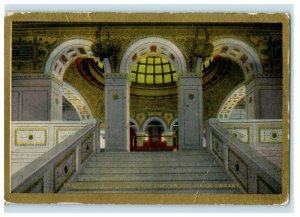 1911 The Chicago Public Library, Chicago Illinois IL Antique Postcard