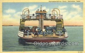 Galveston Ferry, Galveston, Texas, TX USA Ferry Ship Unused light wear close ...