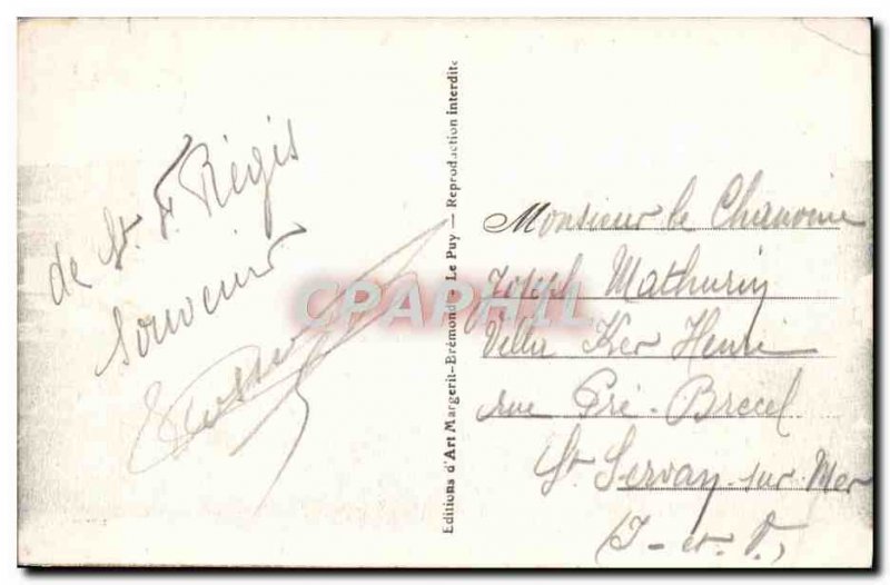 Old Postcard Louvesc East General View