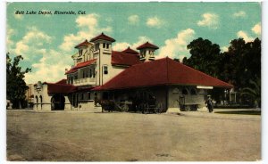 13798 (San Pedro, Los Angeles &) Salt Lake Railroad Depot, Riverside, California