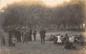 c.'12, RPPC, Camp Point, IL, Chautauqua,Baseball, Boy,Quincy Area, Old Post Card