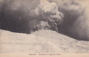 Italy Napoli Vesuvio Eruzione 9 April 1905