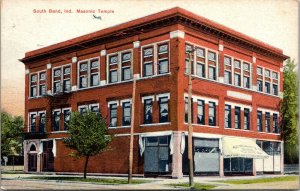 Postcard Masonic Temple in South Bend, Indiana~132768